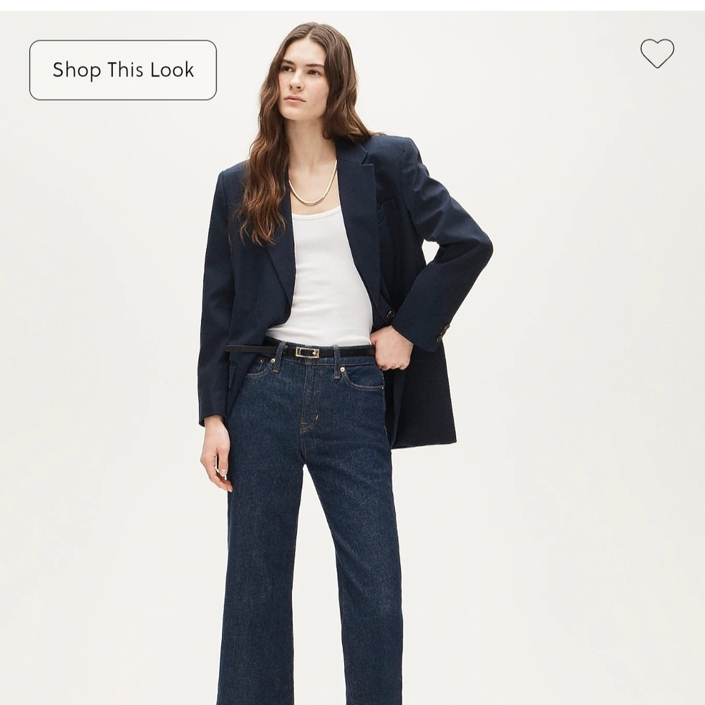 J.Crew '96 Wide Leg Slim Jeans Size 28 With 26 Inseam. Like New, Gently Worn